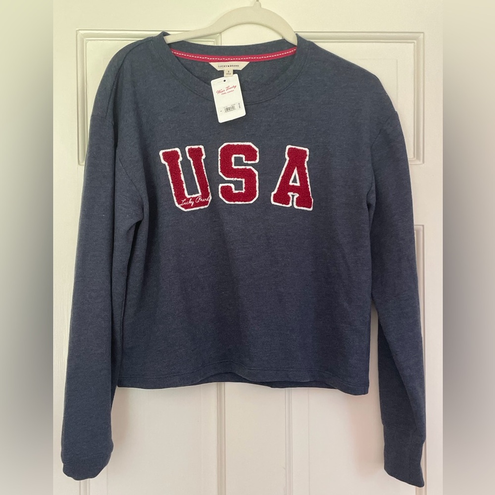 Lucky Brand Heathered Sweatshirt